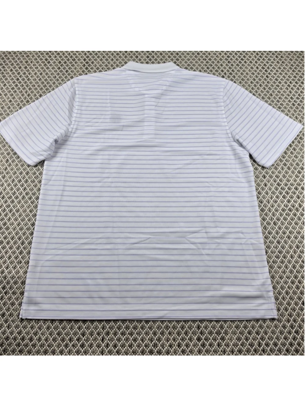 Greg Norman TRUMP NATIONAL DORAL Gray Striped Golf Polo Shirt Mens XL - Picture 3 of 8